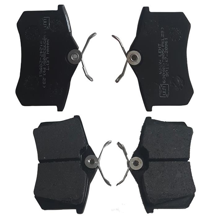 لنت ترمز عقب جهان لنت کاشان کد 20961 مناسب برای پژو پارس ELX